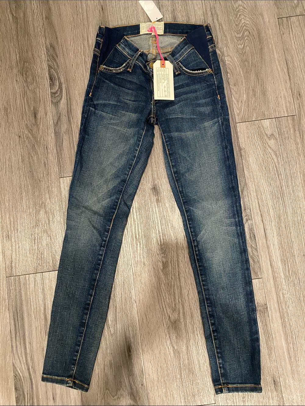 Current/Elliott Dark Blue Skinny Jeans